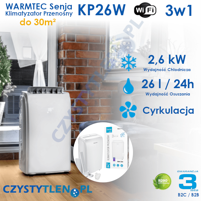Warmtec Senaj KP26W infografika