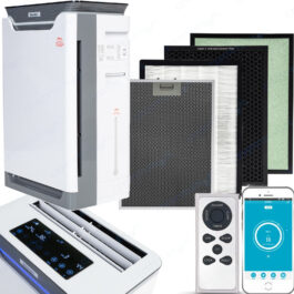 Oczyszczacz-nawilżacz powietrza Warmtec AP350W+ z WiFi | do 59m2 | UV | jonizator | do 600 m³/h