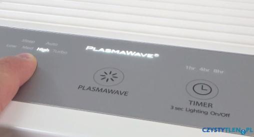 Panel sterujący w oczyszczaczu Winix Zero PRO