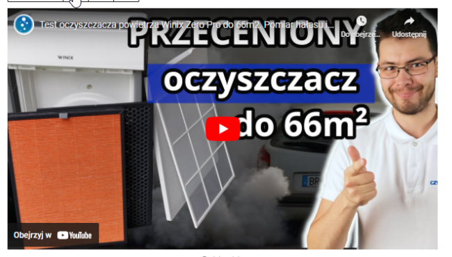 Recenzja i test oczyszczacza powietrza Winix Zero Pro