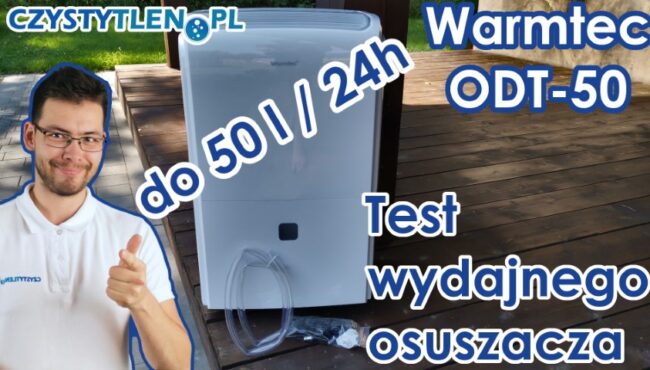 Test i recenzja osuszacza powietrza Warmtec ODT-50