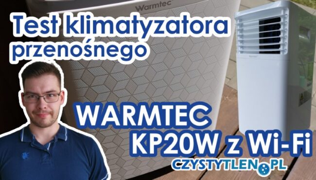 Test i recenzja klimatyzatora przenośnego Warmtec Senja KP20W