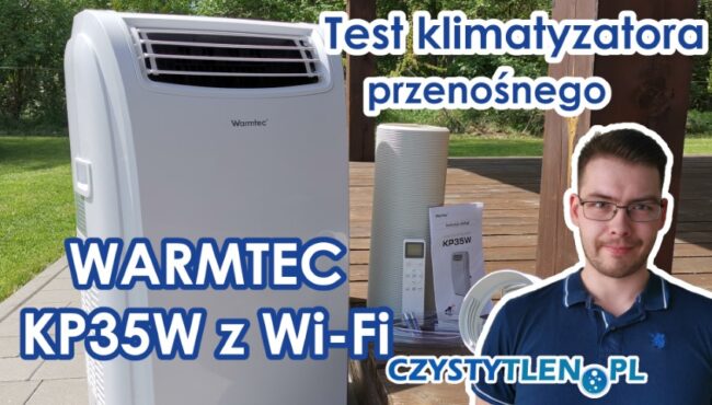 Test i recenzja klimatyzatora przenośnego Warmtec KP35W