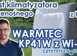 Test i recenzja klimatyzatora przenośnego Warmtec KP41W