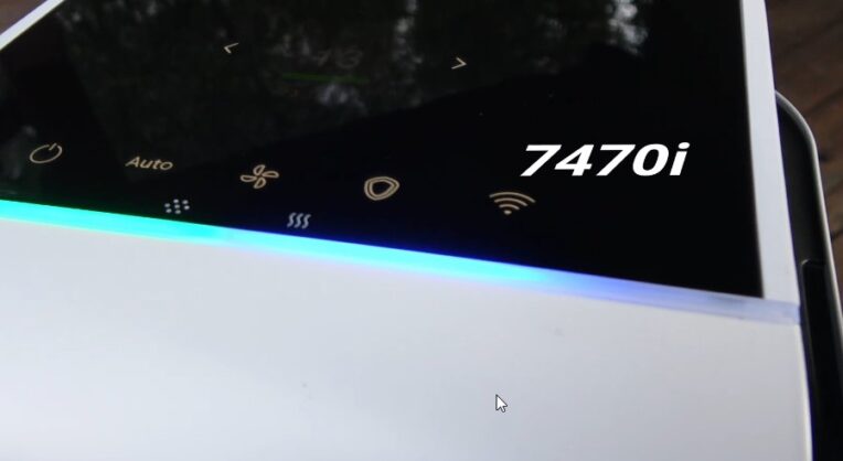 Model 7470i - ciemny panel sterowania