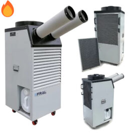 Klimatyzacja przemysłowa FRAL FSC25HP.4 | 7,1kW do 1020 m3/h | Osuszanie do 130 l/24h | Grzanie do 6,5kW