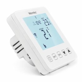 Regulator temperatury Warmtec PRT-01 podtynkowy 2-czujnikowy Wi-Fi – biały