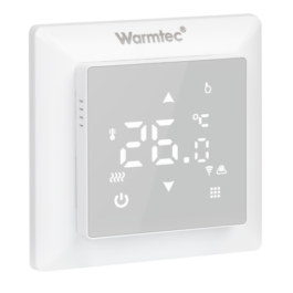 Regulator temperatury Warmtec WRT31W-B Wi-Fi, podtynkowy 2-czujnikowy